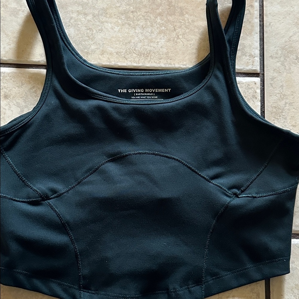 The Giving Movement green Crop Top